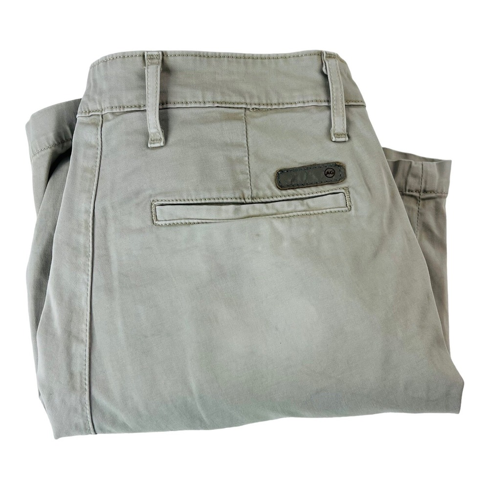 Adriano Goldschmied AG Tan Cotton Polyurethane Chino Shorts‎ Mens Size 31X8